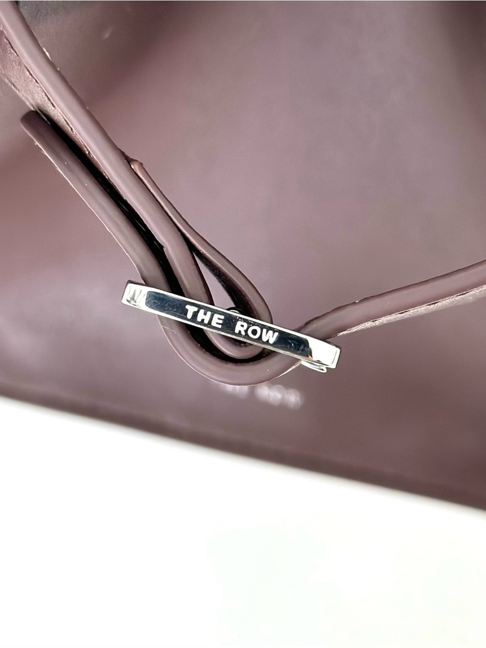 Elegant Dark Brown Leather Satchel Handbag - Picture 6 of 6